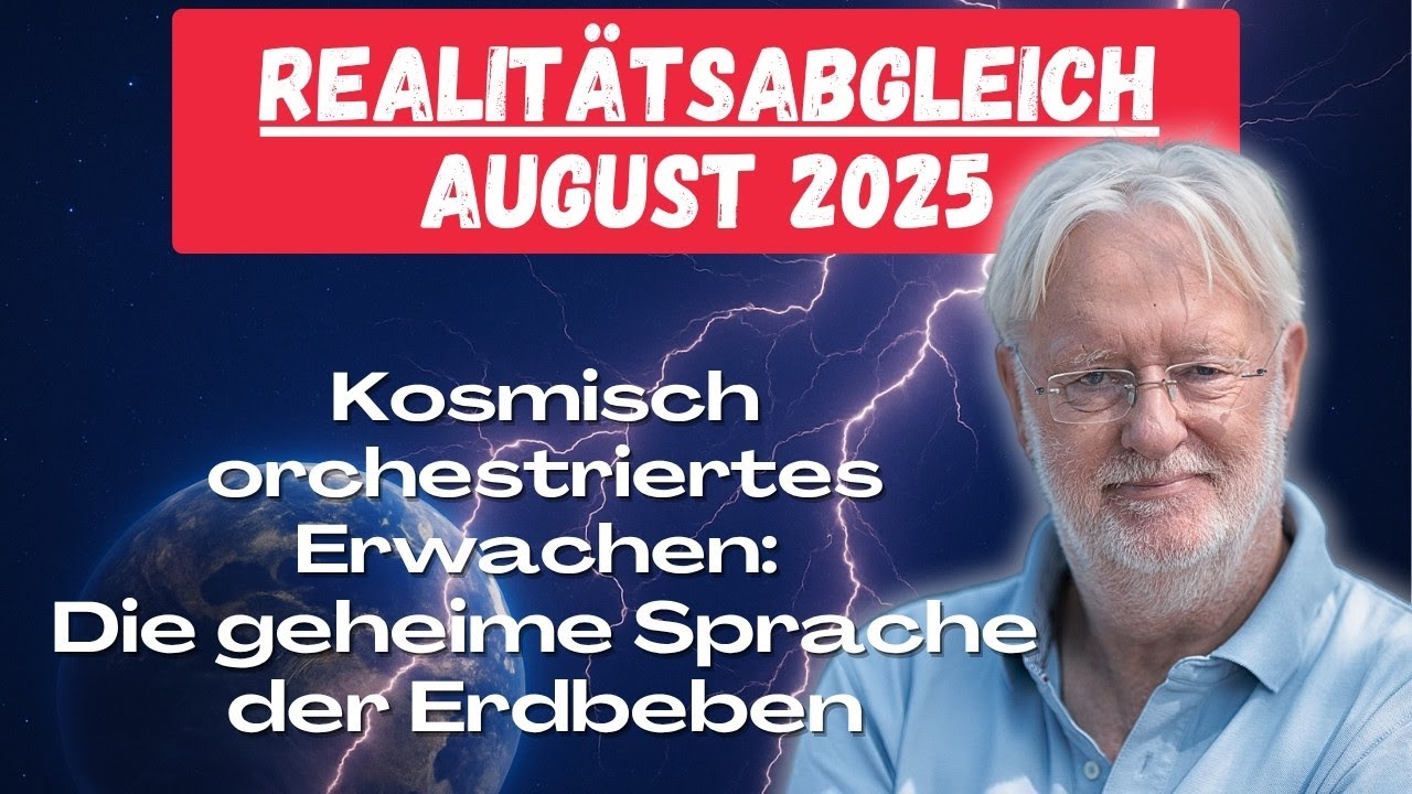 Realitätsabgleich August 2025 – Kosmisch orchestriert Die geheime Sprache der Erdbeben